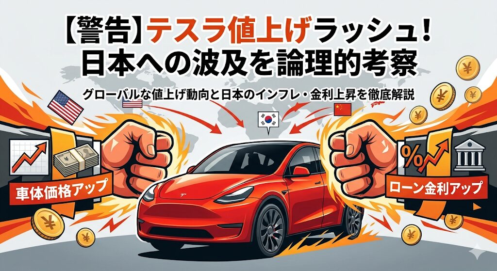 テスラ値上げキャッチアップ画像